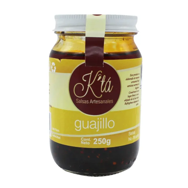 Salsa Picante Guajillo K´tá Salsas Artesanales 250 g.