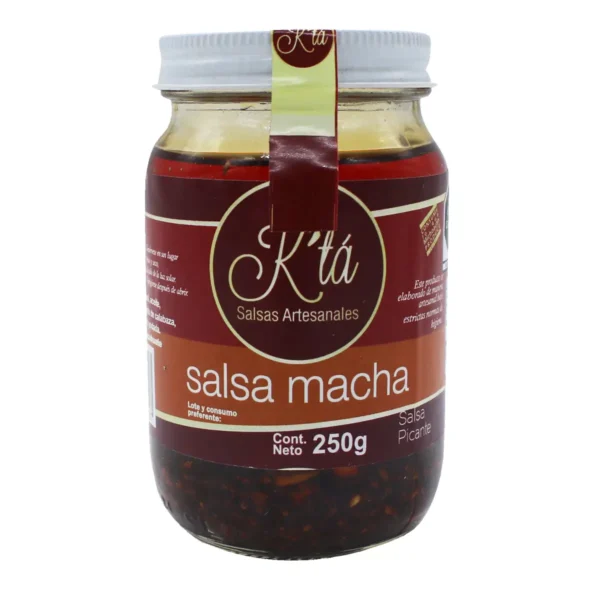 Salsa Picante Macha K´tá Salsas Artesanales 250 g.