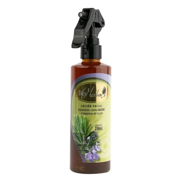 Loción Facial Bio Herbans Tratamiento Contra Acné e Impurezas de la Piel 250ml