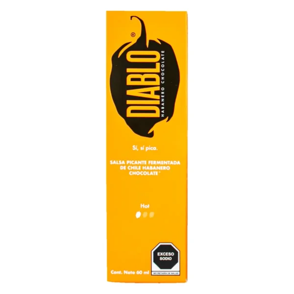Salsa fermentada De Habanero Chocolate Diablo Chocolate 60ml