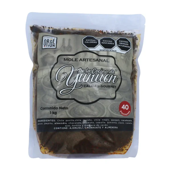 Mole Artesanal Calidad Gourmet De la Cocina de Yunuen 1 kg.