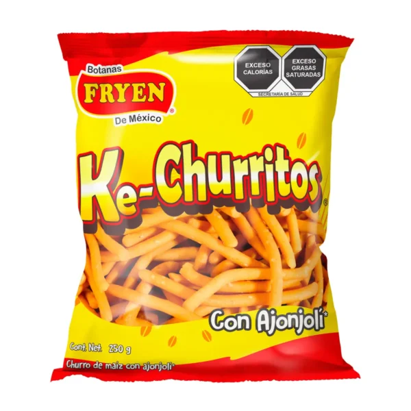 Ke-Churritos Botanas Fryen Churros De Maíz con Ajonjolí 250 g