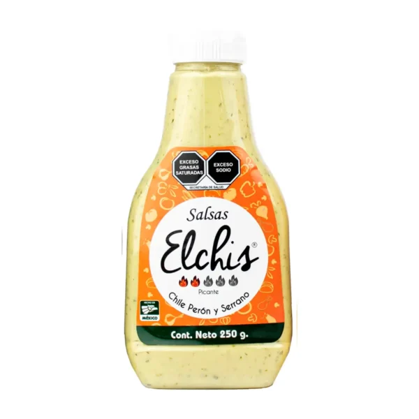 Salsa de Chile Peron y Serrano Elchis 250 g