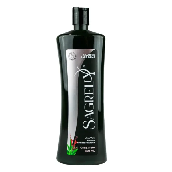 Shampoo para Dama Sagrelly Aloe Vera y Romero 850 ml - Image 3