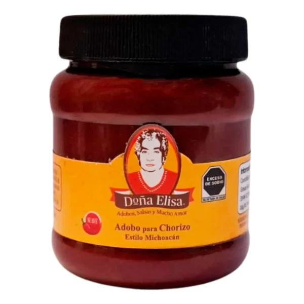Adobo para Chorizo Doña Elisa Estilo Michoacán 190 ml.