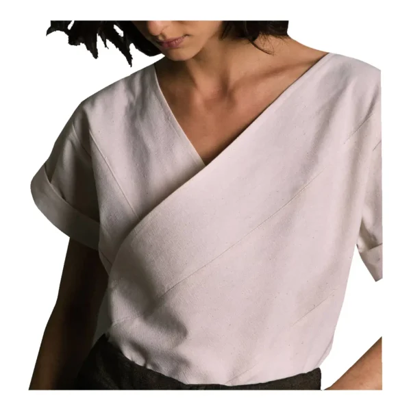 Blusa Blanca Aurea Bucio