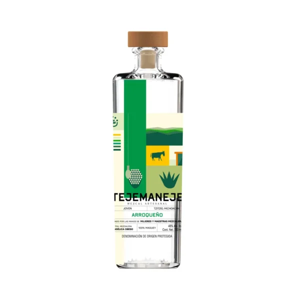 Mezcal Artesanal Joven Arroqueño Tejemaneje 700 ml.