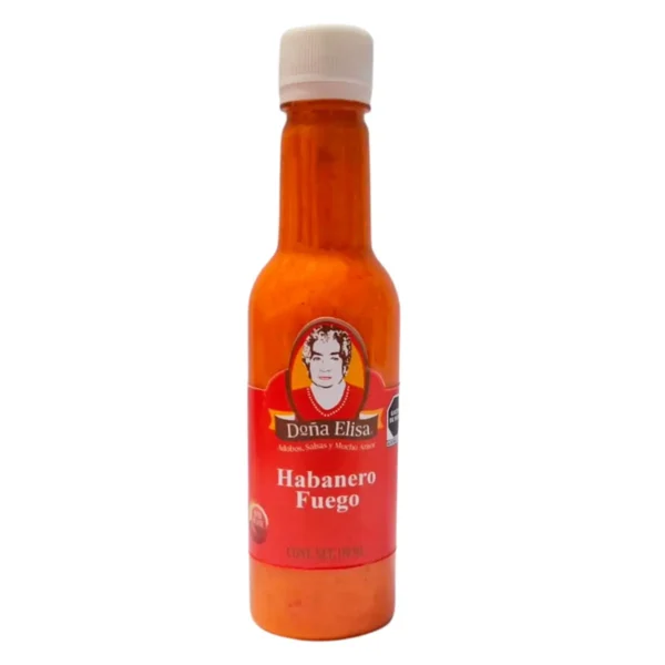 Salsa Habanero Fuego Doña Elisa 190 ml.