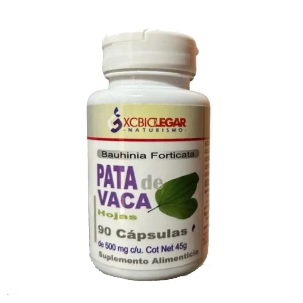 Pata de Vaca Xcbiolegar 90 Cápsulas 500 mg. 45 g.