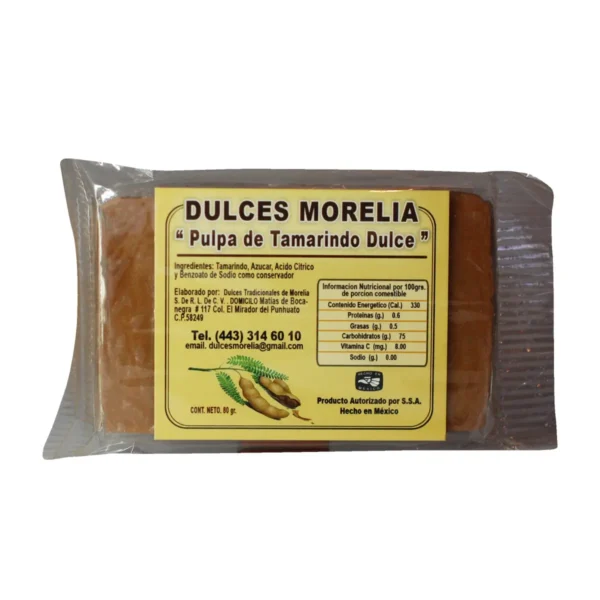 Pulpa de Tamarindo Dulce Dultamich 80 g.