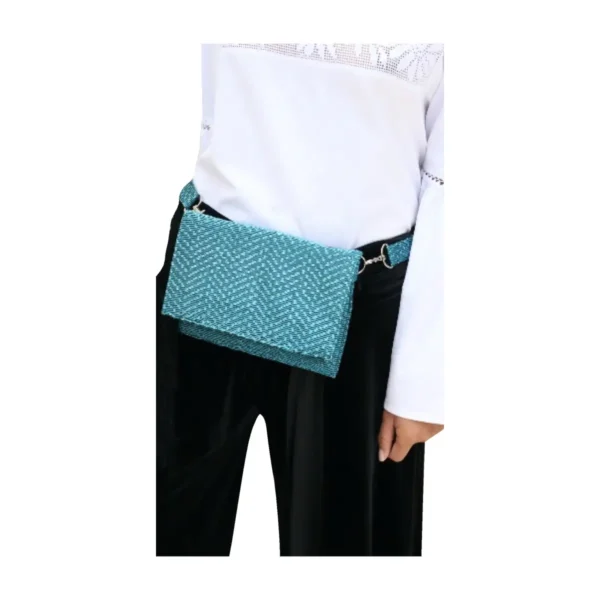 Bolso Azul Aurea Bucio