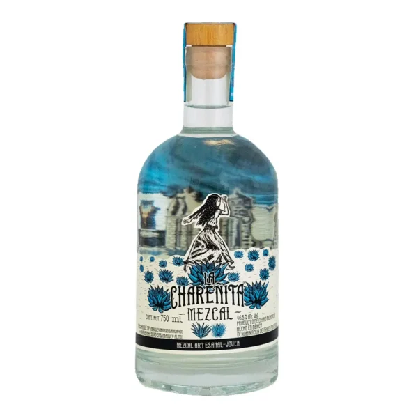 Mezcal Artesanal Joven Manso Inaequidens La Charreñita 750 ml.