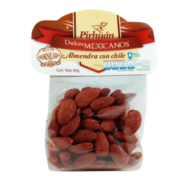 Almendra con Chile Horneada Pirhúan 80 g.