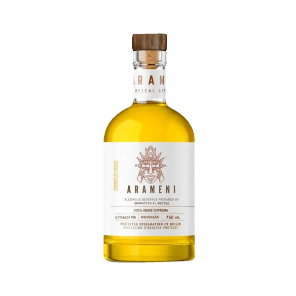Bebida de Maracuyá Al Mezcal Arameni 750 ml.