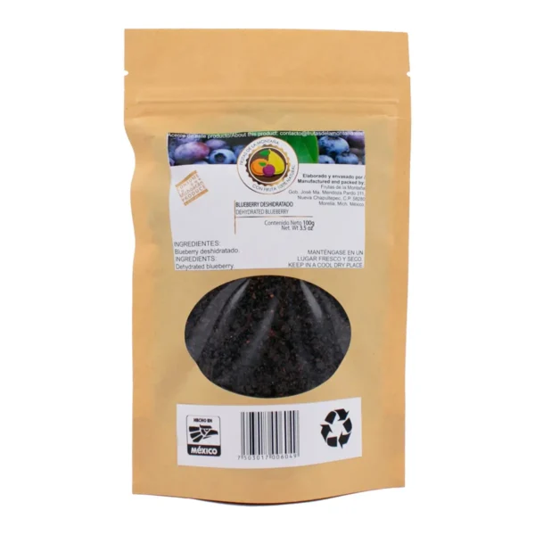 Blue Berry Deshidratado Frutas De La Montaña 100 g.