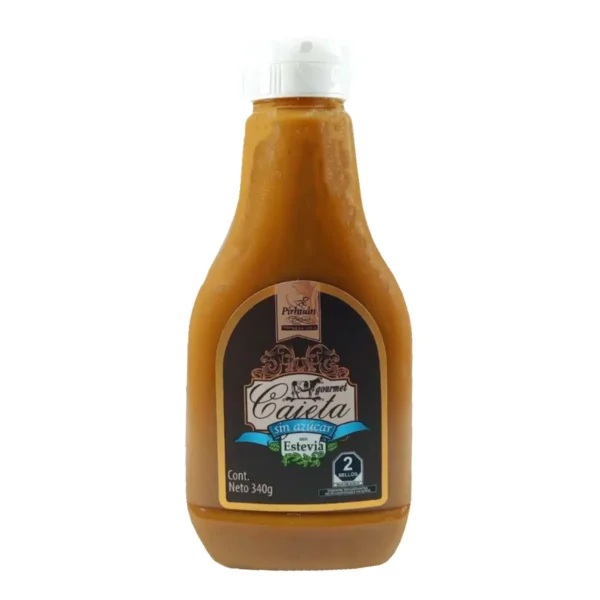 Cajeta Gourmet con Estevia sin Azúcar  Pirhuan 340 g.