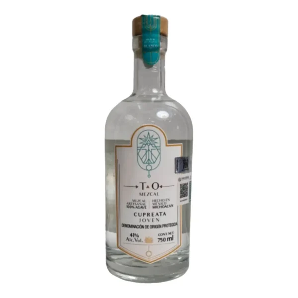 Mezcal Artesanal Joven Cupreata T.O. 750 ml.