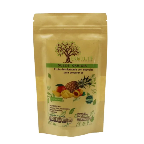 Dulce Caricia Fruta Deshidratada con Especias para preparar Té Fruti-Té 90 g.