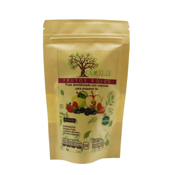 Frutos Rojos Fruta Deshidratada con Especias para preparar Té Fruti-Té 90 g.