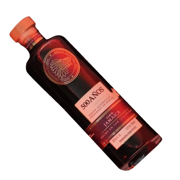Bebida Alcohólica Preparadas de Mezcal Sabor Jamaica 500 Años 750 ml.