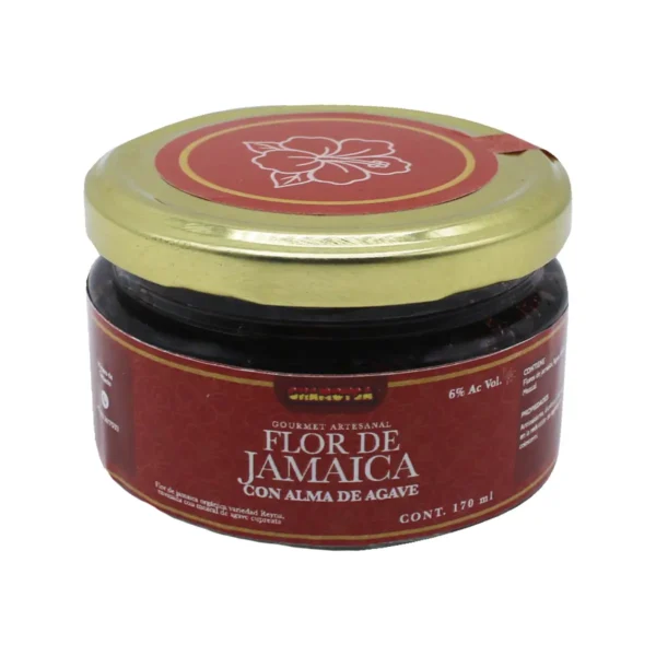 Flor de Jamaica con Alma de Agave Chamoyca 170 ml.