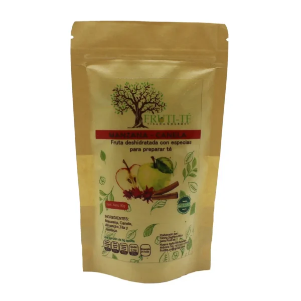 Manzana - Canela Fruta Deshidratada con Especias para preparar Té Fruti-Té 90 g.