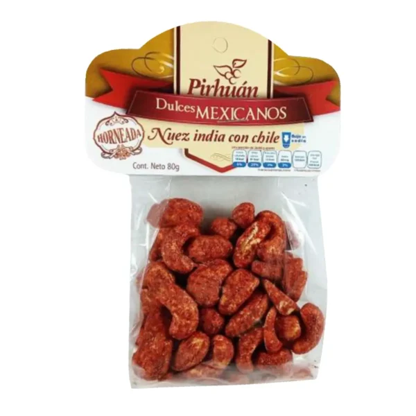 Nuez de la India con Chile Pirhuan 80 g.