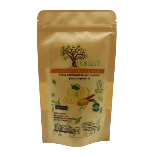 Ponche Tradicional Fruta Deshidratada con Especias para preparar Té Fruti-Té 90 g.