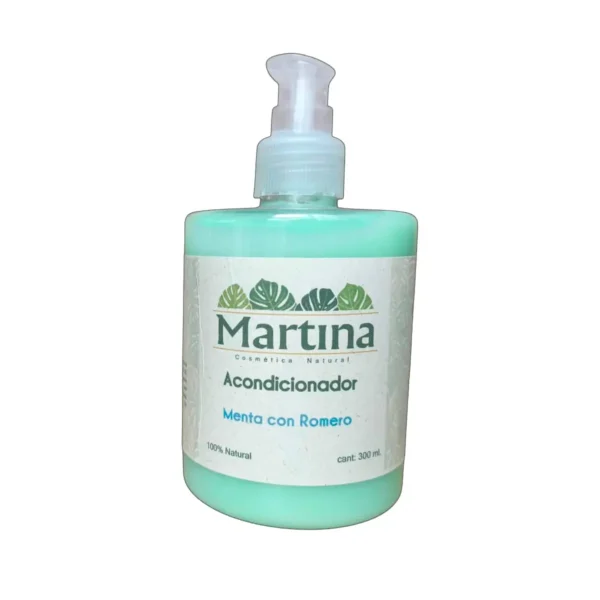 Acondicionador Menta con Romero Martina Cosmética Natural 300 ml.