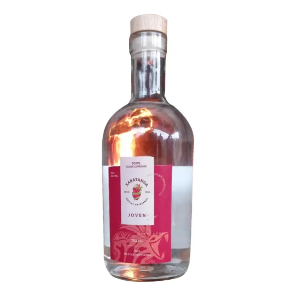 Mezcal Artesanal Joven Cupreata Xaratanga 100% Agave 750 ml.