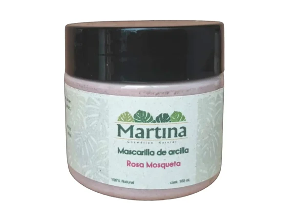 Mascarilla de Arcilla Rosa Mosqueta Martina Cosmética Natural 100 ml.