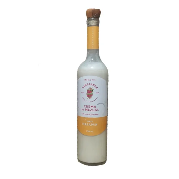 Crema de Mezcal Artesanal Sabor Mazapán Xaratanga  750 ml.