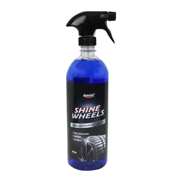 Shine Wheels Abrillantador de Llantas Apavim 950 ml.
