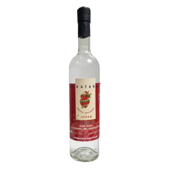 Mezcal Artesanal Joven Cupreata SP Inaequidens Xaratanga 100% Agave 750 ml.