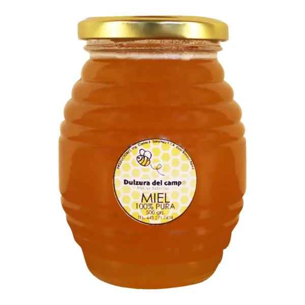 Miel de Abeja 100 % Natural  Dulzura del Campo 500 g.
