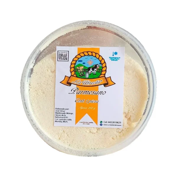 Queso Parmesano La Ubrecita 270 g.