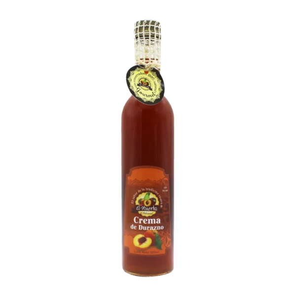 Crema de Durazno El Huerto el Sabor de la Tradición Casera 500 ml.