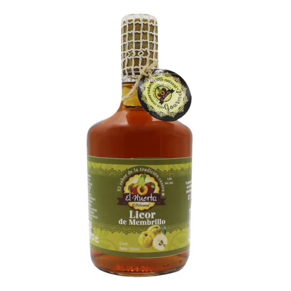 Licor de Membrillo El Huerto el Sabor de la Tradición Casera 750 ml.