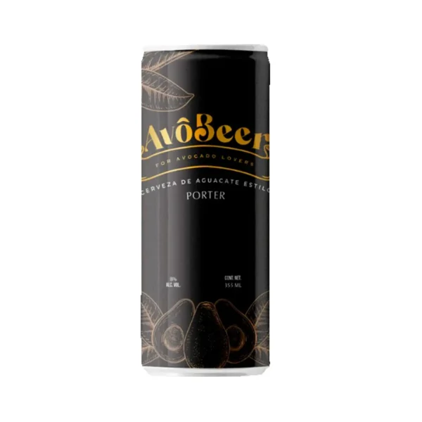 Cerveza de Aguacate Estilo Porter Avobeer 355 ml.
