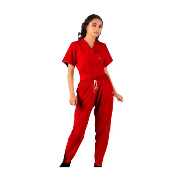 Pijama Quirúgica Color Rojo Merandy